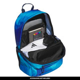 adidas Kids Affiliate Backpack – School Bag for Girls and Boys, 27L, Spray Gradient Team Royal Blue/Frozen Lemon Yellow, OSFA