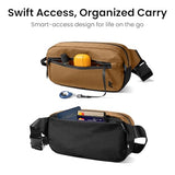 tomtoc 3.5L X-Pac Sling Bag with RFID Blocking Crossbody Pack for Men Women