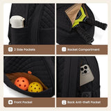 Sucipi Tennis Bags for Women, Lightweight Quilted Tennis Racket Bag, Large Capacity Tennis Backpack for Tennis Racquet, Pickleball Paddles, Badminton