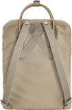 Fjällräven Kanken No. 2 Backpack - Heavy-Duty Durable G-1000 Fabric, Premium Leather Details - Travel, Commuting, Fossil, One Size