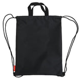 Pikachu Drawstring Backpack Gym Sackpack Travel Bag Multi Purpose Bag (Black)