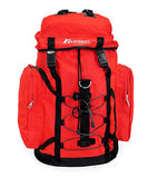 Everest Hiking Pack, Red, One Size