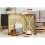 World Traveler VentureX Medium Checked Luggage, Hardshell Suitcase With Spinner Wheels - Europe