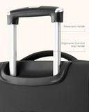 Coolife Upgraded Softside Luggage, TSA Lock, Spinner, 3-Piece 1800D Set