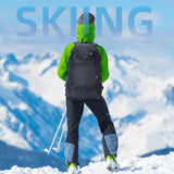 AUMTISC Ski Backpack, 25L Lightweight Snowboard Hydration Pack for Skiing, Snowboarding, Hiking, Traveling