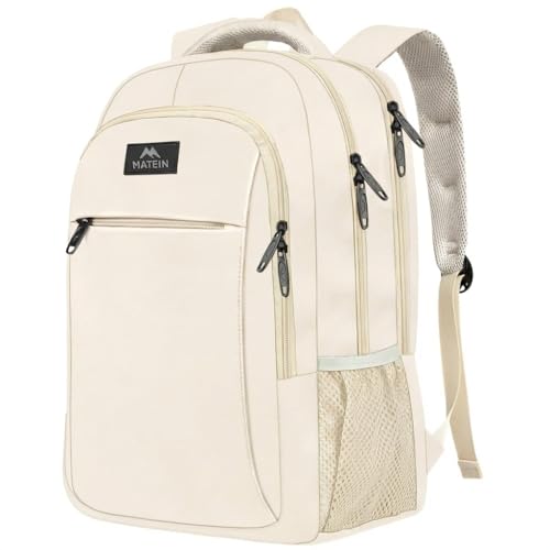 MATEIN Laptop Backpack 15.6 Inch, Anti Theft Business Travel Backpack, Water Resistant Slim Computer Work Bag for Women Teacher Nurse Office Worker