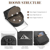 S-ZONE Genuine Leather Backpack Purse for Women Travel Backpack Classic Work Shoulder Bag Business Daypack Adjustable Straps Medium