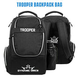 Dynamic Discs Trooper Disc Golf Backpack Starter Set | Prime Disc Golf Set of 3 – Judge, Truth & Escape | Prime Burst Base Plastic | Ideal for Beginners & Recreational Players (Black)