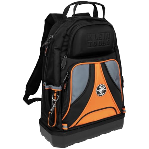 Klein Tools 55421BP-14 Tool Backpack, Heavy Duty Tradesman Pro Tool Bag Organizer with 39 Pockets, Molded Bottom | Backpacks4Less