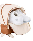 Wilson Tennis Bag RF LAWN COLLECTION TENNIS Backpack WR8054801001 Cream