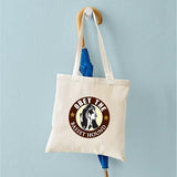 CafePress Obey The Basset Hound Tote Bag Reusable Natural Beige Canvas Shopping Bag