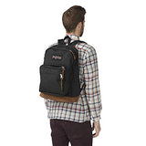JanSport Right Pack Backpack - Durable Daypack with Padded 15" Laptop Sleeve, Spacious Main Compartment & Integrated Water Bottle Pocket - Black