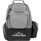 Dynamic Discs Trooper Disc Golf Bag - Beginner Frisbee Golf Backapack - Disc Bag for Men with 18+ Discs Capacity - Ideal Gifts and Accessories - Lightweight & Durable Backpacks (Heather Gray)