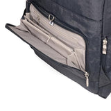 Baggallini Commuter Laptop Backpack - Lightweight 15x11 Travel Backpack w/RFID & Luggage Sleeve