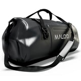 Malo’o Waterproof Dry Duffel, Heavy-Duty Roll Top Waterproof Gear Bag with Shoulder Strap & Molle Loops, Marine Duffel for Kayaking, Boating, Camping, Beach & Travel, Black, 60L