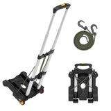 Mount-It! Folding Luggage Cart with Wheels, 77 lbs