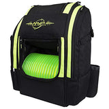 MVP Disc Sports Voyager Lite Backpack Disc Golf Bag (Lime)