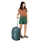 Osprey Farpoint Fairview 36L Wheeled Travel Pack - Carry On Luggage with Wheels - Rolling Backpack Travel Bag, Cascade/Torrent Blue