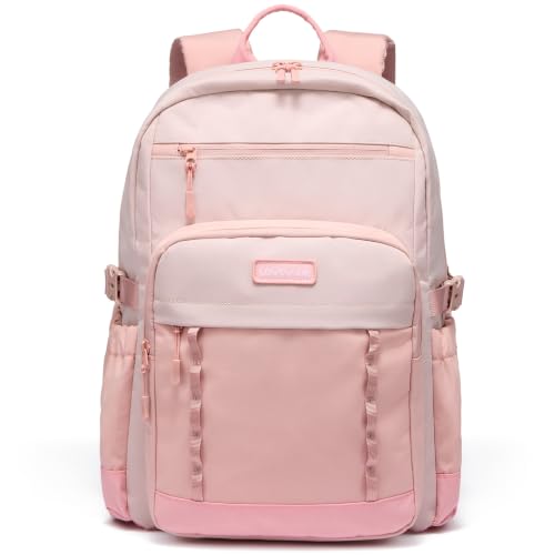 LOVEVOOK Laptop Backpack for Women Men with Large Cup Holder,15.6 Inch Work Travel Backpack Computer Laptop Bag,Waterproof Teacher Nurse College Business Office Carry on Backpack Purse,Back Pack Gifts