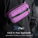 tomtoc 1.5L X-Pac Sling Bag with RFID Blocking Crossbody Pack for Men Women