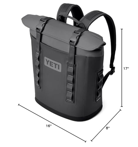 YETI Hopper M12 Backpack Soft Sided Cooler with MagShield Access, Charcoal