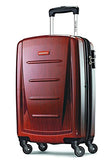 Samsonite Winfield 2 Hardside Expandable Luggage with Spinner Wheels, Burgundy, 3-Piece Set (20/24/28)