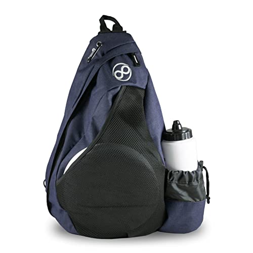 Infinite Discs Slinger Deluxe Disc Golf Backpack for Quick Disc Storage, 12 Discs in Your Bag (Blue)