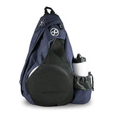 Infinite Discs Slinger Deluxe Disc Golf Backpack for Quick Disc Storage, 12 Discs in Your Bag (Blue)