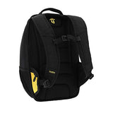 Totto Men's Bicycle Backpack, Black/Yellow, 47 cm