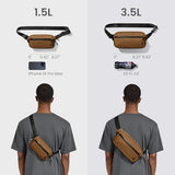 tomtoc 3.5L X-Pac Sling Bag with RFID Blocking Crossbody Pack for Men Women