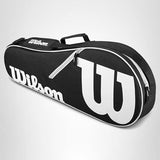 WILSON WRZ601403 Advantage II Tennis Bag, Black/White
