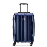 DELSEY Paris - Helium AERO- Starrer Großraumkoffer, Metallic Blue, Valise cabine, Hardside suitcase with multi-directional wheels