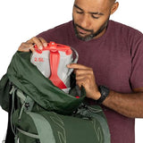 Osprey Talon 33L Men's Lightweight Hiking Backpack - Daypack for Travel & Camping, Green Canopy/Pine Leaf