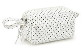Bluboon Big Capacity Pencil Case Pencil Pouch Pen Case School Supplies Cute Pencil Box Pencil Bag for Teen Girls Boys Women Man (Black dots - White)