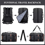 WITZMAN Travel Backpack for Men 40L Large Carry-on Airline Approved