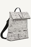 DKNY Women's Handbags Backpack, Marshmellow/Black, One Size