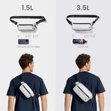 tomtoc 3.5L X-Pac Sling Bag with RFID Blocking Crossbody Pack for Men Women