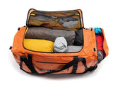 TIOGA Venture Outdoor Duffel Bag with Backpack Straps, Weather Resistant, Rugged Construction, Gear Hauling for Outdoor Adventures, Large / 70L, Red