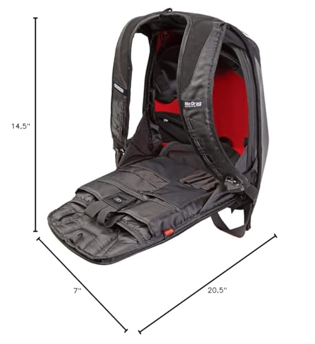 OGIO 123006.36 No Drag Mach 5 Motorcycle Backpack - Stealth Black, 20.5" H x 14.5" W x 7" D