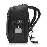 Briggs & Riley Traveler Backpack - Carry On Travel Backpack for Women & Men, Personal Item Travel Bag, Lightweight & Durable, Padded Straps, Fits up to 15" Laptop - Baseline Collection, Black