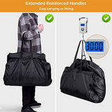 MISSLO Garment Bags for Travel Heavy Duty Moving Bags Large Capacity Hanging Clothes Bag for 20 Shirts Waterproof Fabric Suit Covers for Closet Storage 2 Packs, 43"