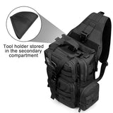 G4Free Large Tactical EDC Sling Bag, Adjustable Holder Backpack for Men