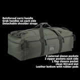 XMILPAX Large Military Duffle Bag Tactical Gear Load Out Bag Deployment Cargo Bag Travel Sports Equipment Duffel Luggage Bag with Backpack Straps 90L