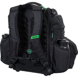 Westside Discs Empire Disc Golf backpack | Large Frisbee golf bag | Holds up to 24 Discs (Black)