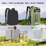 Iculbag Cooler Backpack Insulated Waterproof Leak Proof 48cans Collapsible Larger Backpack Coolers Insulated Leak Proof for Men Women 24 Hours Cooling for Picnic Camping Hiking Beach Travel Kayaking…