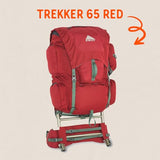 Kelty Trekker 65 Backpack, Garnet Red