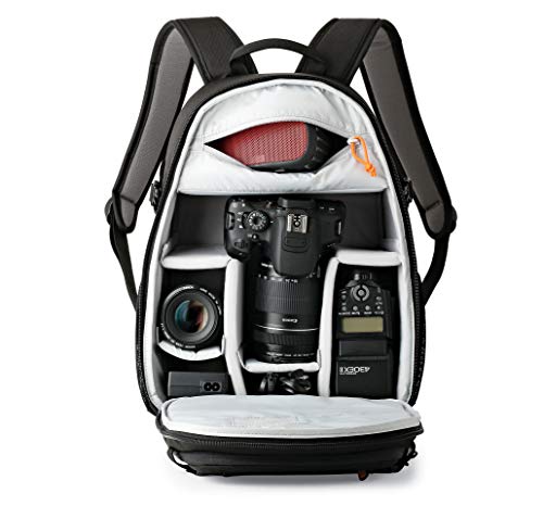 Lowepro Tahoe BP 150, Camera Bag, Lightweight Compact Camera Backpack for Cameras, CSC, DJI Spark Drone, Black, 27.5 x 21.7 x 40.3 cm, Medium LP36892-PWW