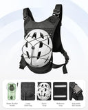 Running Vest with 2L Water Bladder, Lightweight Chest Pack Hydration Backpack with Gear Holder, Reflective Chest Rig for Men Women Hiking Cycling Marathon Runner Gifts