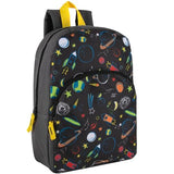 Trail maker 24 Pack Bulk Wholesale 15 Inch Fun Printed Backpacks for Commute, Travel (Unisex Fantastic Creature Prints)