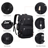 WITZMAN Carry on Travel Backpack for Men Women Laptop Backpack with USB Charging Port Airline Approved and Crossbody Bags Shoulder Bag Lightweight Casual Messenger Bag